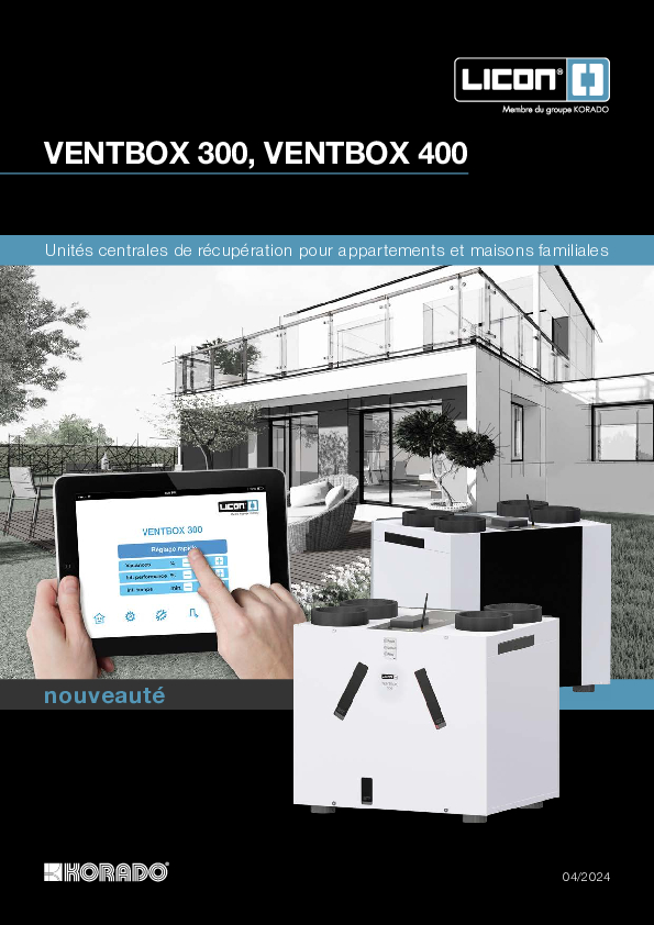 Catalogue VENTBOX 300 et 400