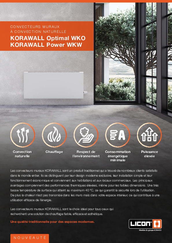 Brochure KORAWALL WKO WKW